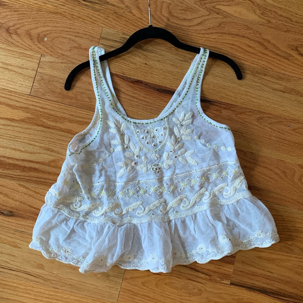 NWT Free People Lace Top